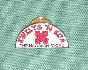 Kwilts ’N Koa Logo Pin  