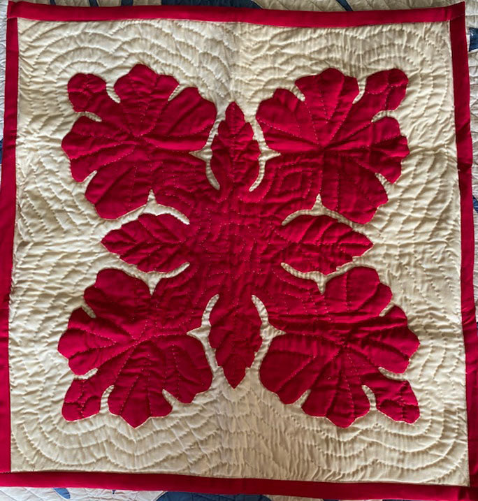 Pillow Cover - Hibiscus Finished - 20