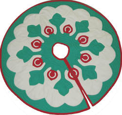 Kukui Lei Christmas Tree Skirt Pattern - 34
